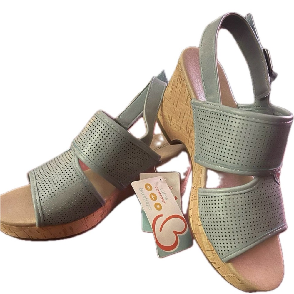 Baretrap, wedge sandals brand new never worn